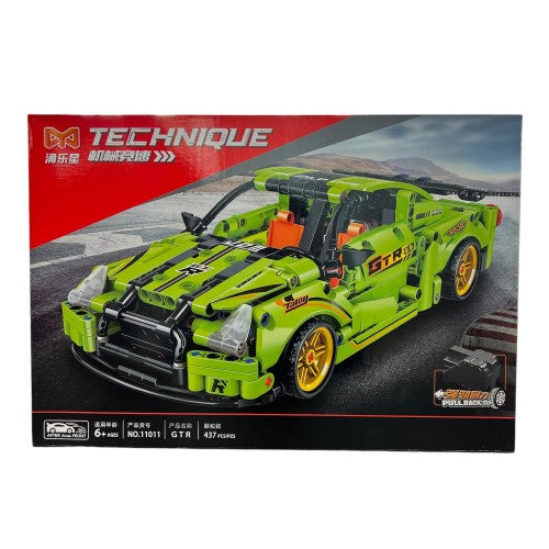 438 PCS Car Building Blocks Set, 1:18 Scale Green Lamborghini Super Car Model with Pull-Back Motor 438 PCS Car Building Blocks Set, 1:18 Scale Green Lamborghini Super Car Model with Pull-Back Motor